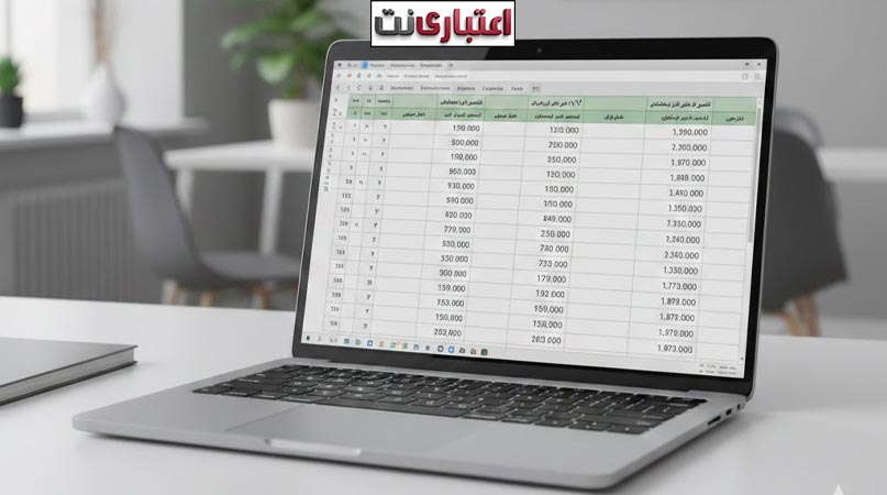 نمایش محاسبه اقساط در اعتباری نت